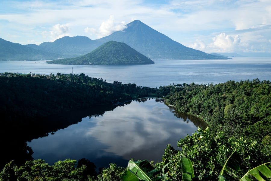 Danau Ngade Lake Ternate Maluku Indonesia